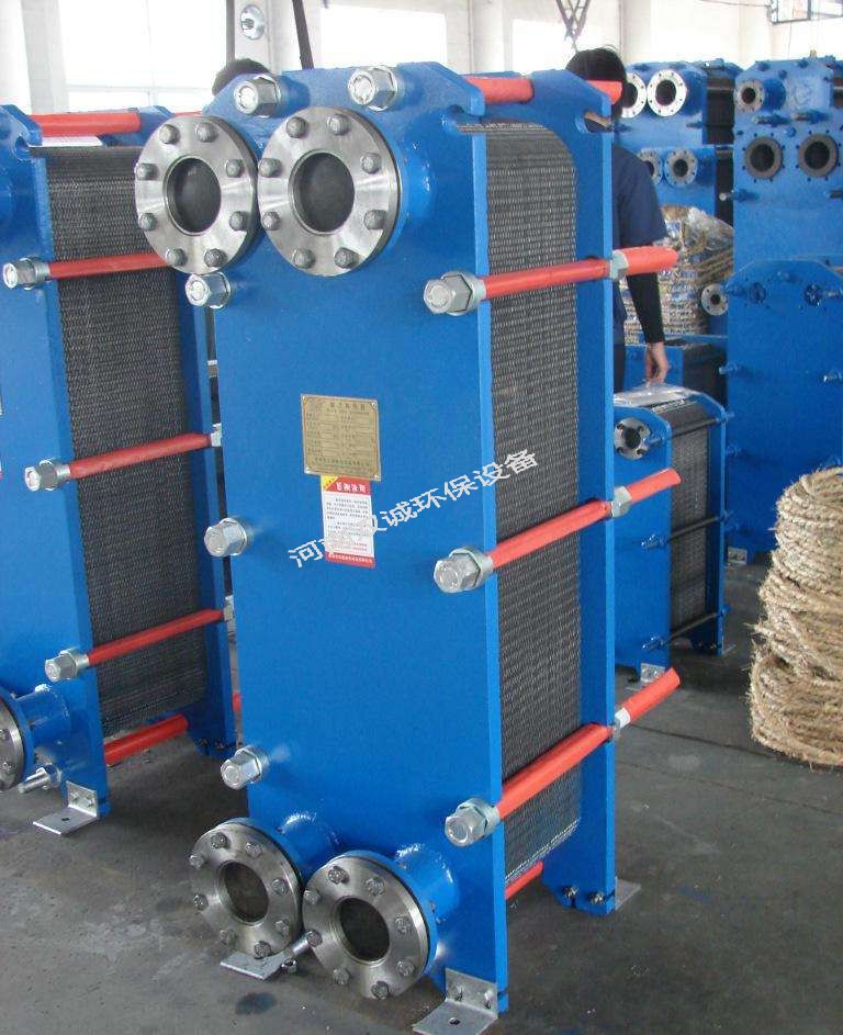 5板式换热器的清理: